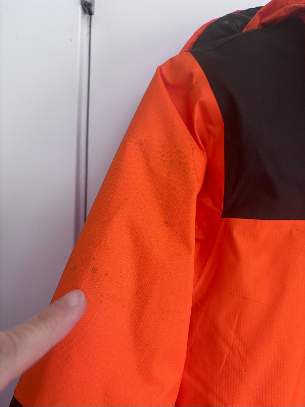 The North Face Orange and Black Insulated One-Piece Ski Suit - Picture 6 of 8